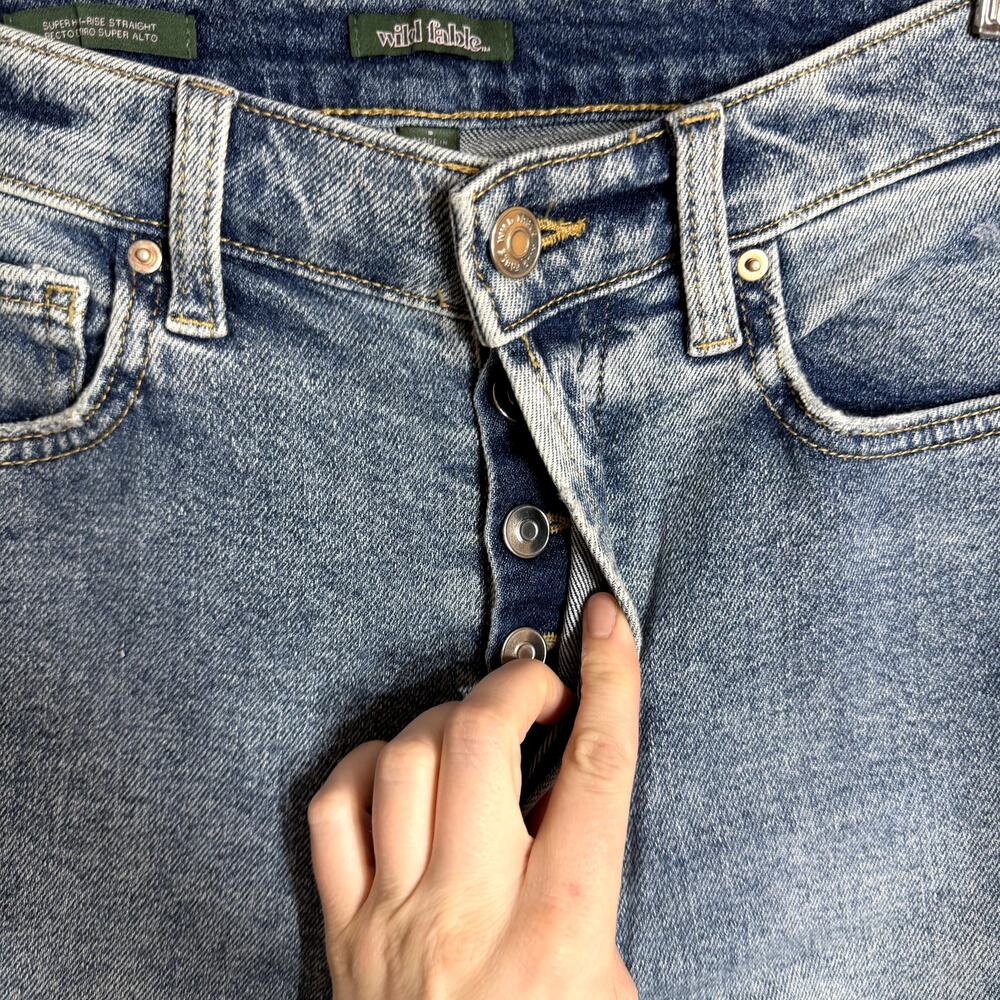 Wild Fable High Rise Straight Jeans - Picture 3 of 6